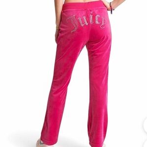 Juicy Couture Pink Velour Pants